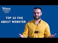 Top 10 faqs about webster