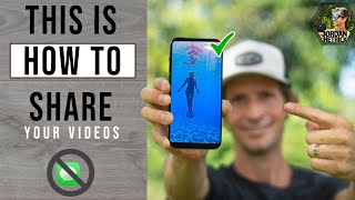 How To Share Videos On Your Phone (Without Compression)