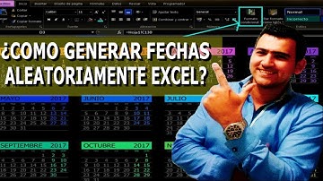 🔀🗓Como generar FECHAS ALEATORIAMENTE en excel - [FECHAS AUTOMATICAMENTE]