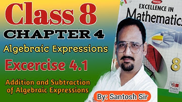 Exercise 4.1 | Prachi Class 8 maths solution | chapter 4 Algebraic Expressions | Excellence in maths