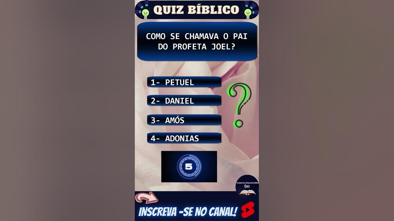 17 PERGUNTAS BÍBLICAS MAIS FÁCEIS DA BÍBLIA: QUIZ BÍBLICO COM RESPOSTAS  COMENTADAS #PARTE 2 em 2023