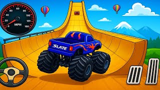 Monster Truck Mega Ramp Impossible Driver- Gadi Ultimate Car Stunts GT RacingAndroid GamePlay screenshot 3