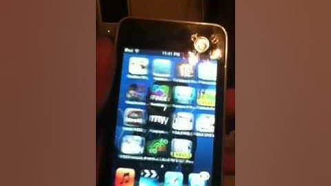 The old ipod touch updated 4.2.1