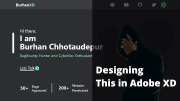 Designing Portfolio in Adobe XD [Rapid Design -1]