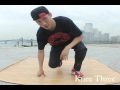 How to Breakdance | Footwork | Three Step Variations | Knee Three 中字幕