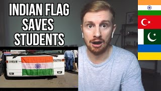 Indian Flag Saves Pakistani and Turkish Students In Ukraine REACTION