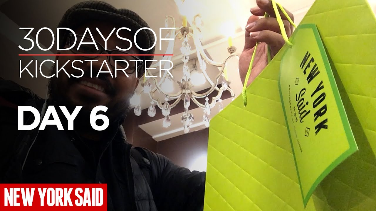 30 Days of Kickstarter Day 6 Doing the Most for a Gift Bag YouTube