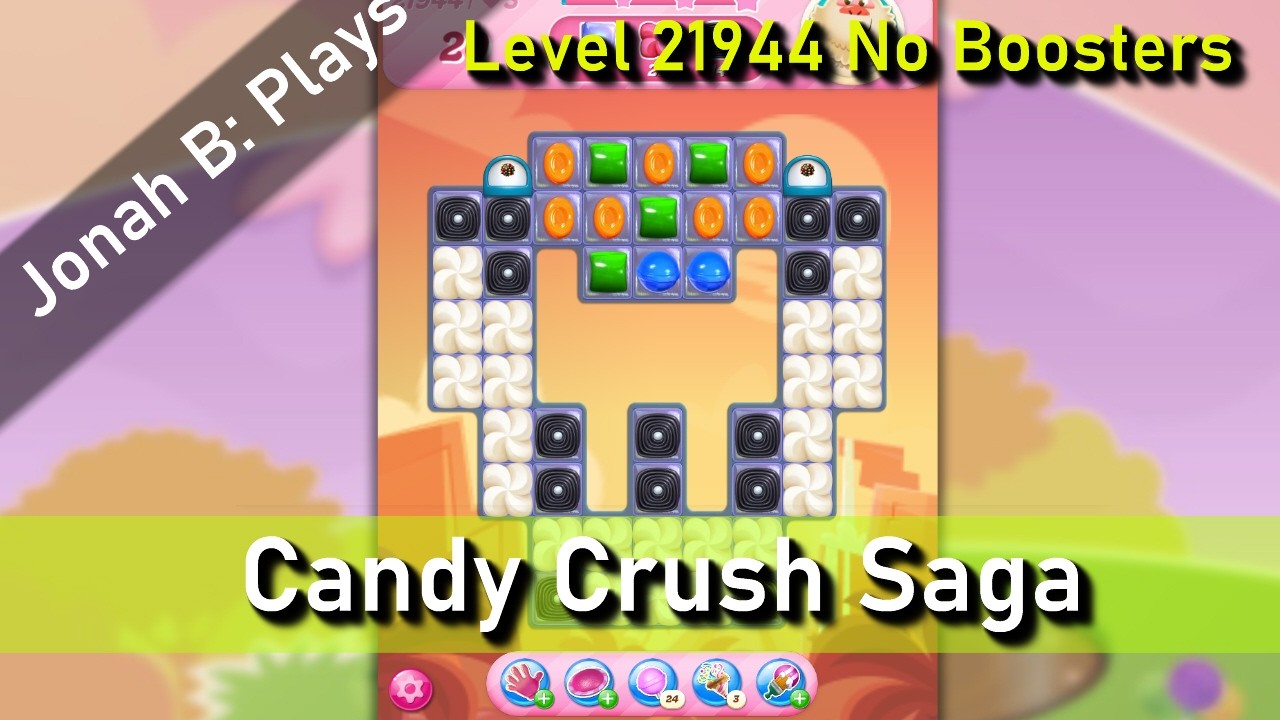Candy Crush Saga Level 21944 No Boosters - YouTube