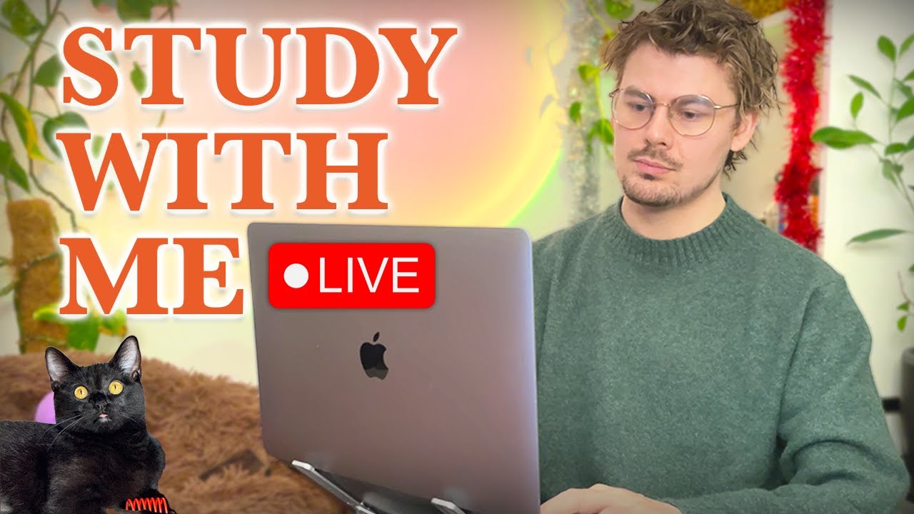 Study With Me LIVE 🚀 13-HOURS — Deep Focus (50/10 Pomodoro) | Cozy UK Rain, No Distractions!