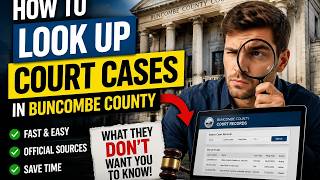 How to look up court cases in Buncombe County