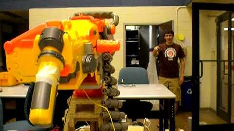 Nerf Sentry Gun Testing, part 1