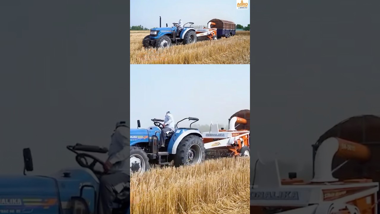 Sonalika Straw reaper 