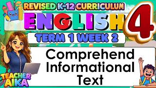 Grade 4 ENGLISH 4 – Term 1 Week 2 Comprehend informational texts #matatag screenshot 5