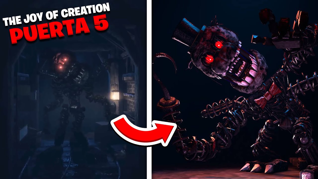 ME ENFRENTE A CREATION EN FNaF TJOC | PUERTA 5 #fnaf # ...