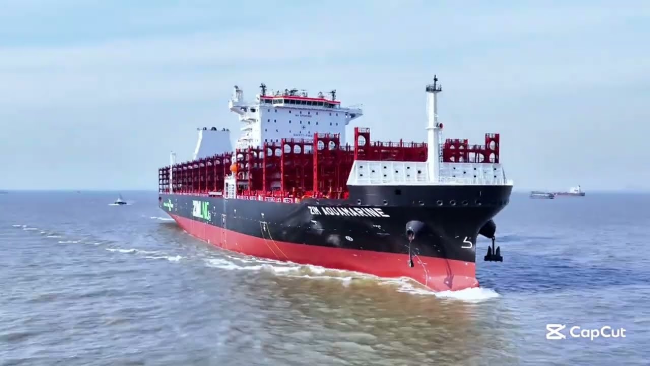 Newly Constructed LNG Powered Container Ship