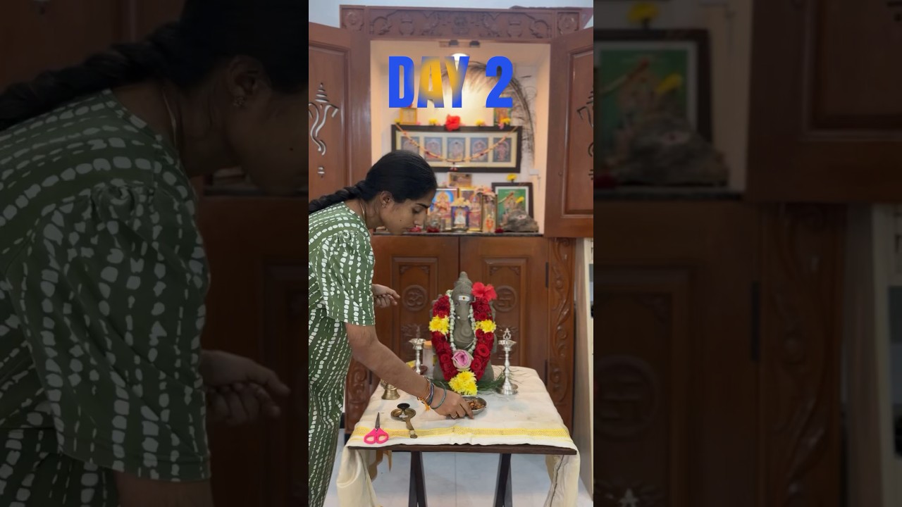 Day 2 of Vinayagar With Healthy Millet 🌿