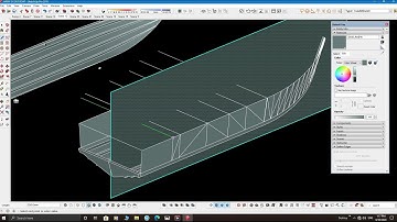 modeling boat in sketchup part 1