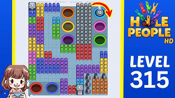 Hole People Level 315 Solution Walkthrough