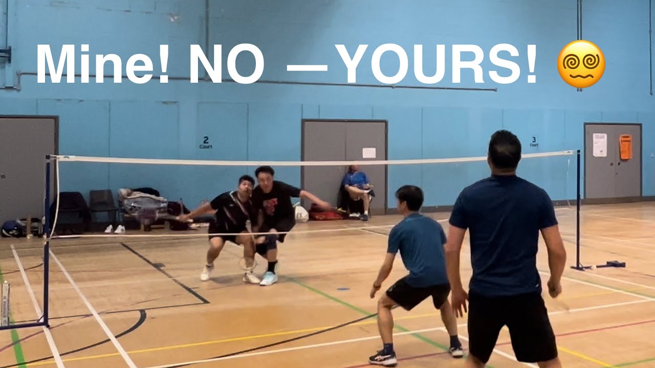 Badminton Highlights: “YOURS!” — “MINE!” — Too Late