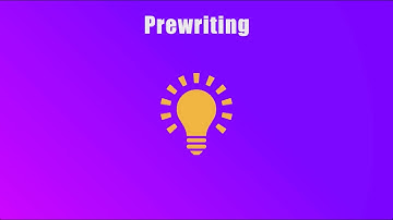 Prewriting