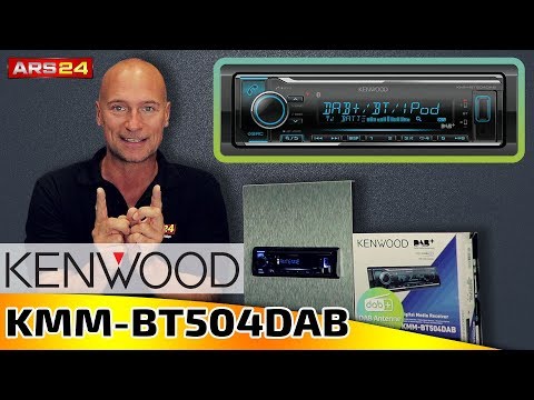 Kenwood KMM-BT504DAB | 1-DIN DAB + car radio with short housing | ARS24