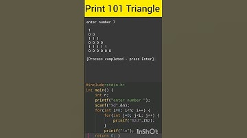 Write a Program to Print Pattern in C