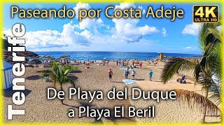 From Playa del Duque to Playa El Beril.Walking along Costa Adeje