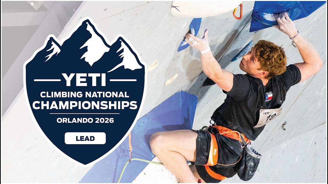 Live Stream of the 2026 YETI Climbing National Championships - Lead Semi-Finals
