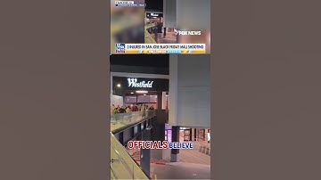 Black Friday mall shooting leaves three injured as police continue search for gunman #shorts