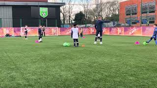 Technical Camp Practice - Receiving to play forward and score! ⚽️ by JL Football 286 views 2 months ago 5 minutes, 26 seconds