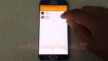 Android Lollipop : How to delete SOS Message Number on Samsung Galaxy S6