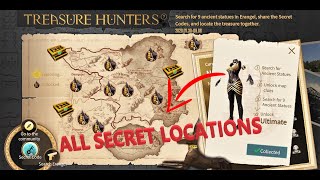 Treasure Hunters New Event PUBG Mobile | Treasure Hunter PUBG All Secret Codes 1 To 9