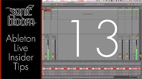 Ableton Live Insider Tipps - Clip-Parameter Mappen für Breaks/Glitch (1/2)