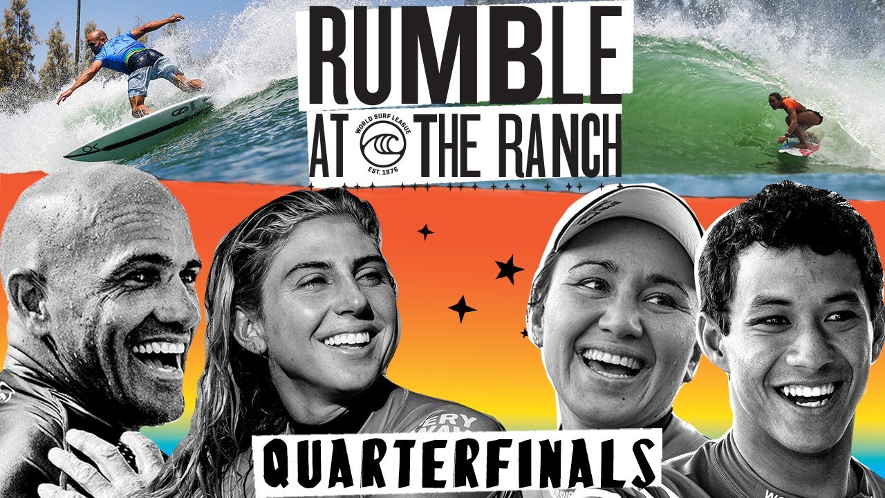 Kelly's Slater's BEST EVER WAVE at the Ranch?!! Rumble at the Ranch