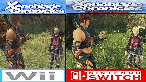 Xenoblade Chronicles: Original vs. Definitive Edition Comparison - Shulk and Reyn