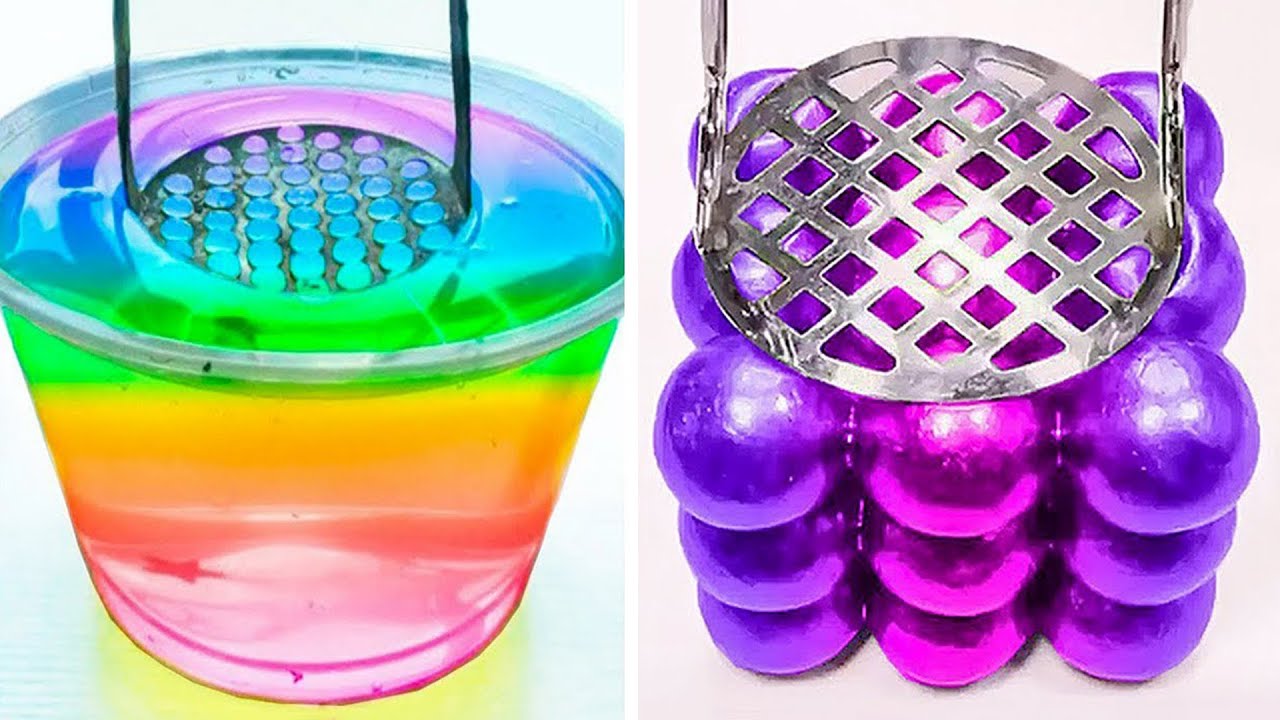 8 Hours Of Oddly Satisfying Slime ASMR Videos - Relaxing When Stressed or Sleep
