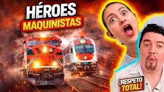 🚆 Los MAQUINISTAS más VALIENTES de México | Héroes de los Trenes 🇲🇽 (Reacción)