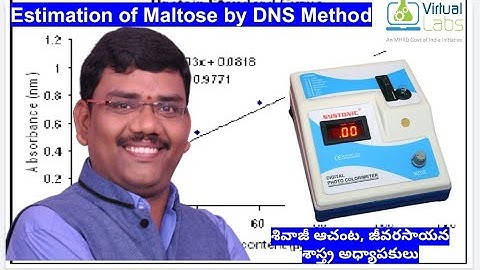 Estimation of Maltose by DNS Method (Virtual lab)