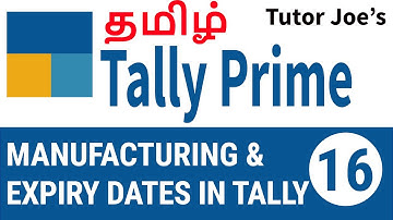 Product Batches and Expiry Dates Entry in Tally Prime | Tally Prime Tutorial in Tamil