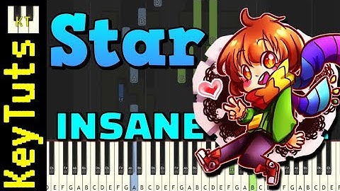 Star from Undertale - Insane Mode [Piano Tutorial] (Synthesia)