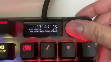 OLED Info Displayer for Steelseries Apex 7