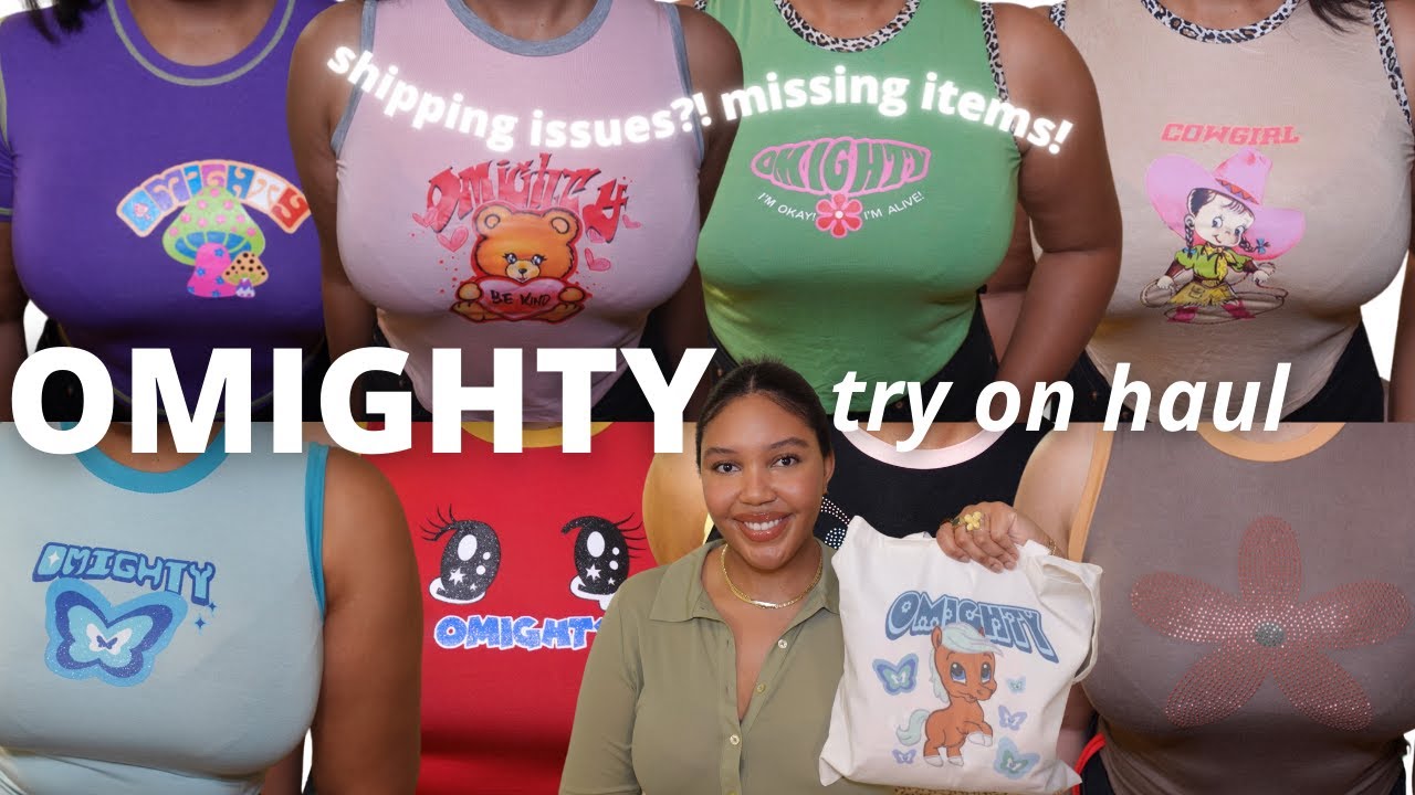 Omighty haul try on + review (so cute, I