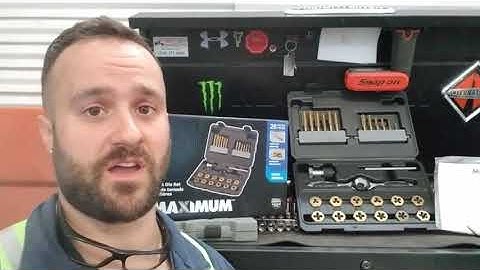 MAXIMUM Tap & Die Set video review by Mitchell