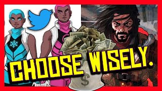 Comic Book Pros Must Choose: TWITTER CLOUT or COMIC BOOK SALES?