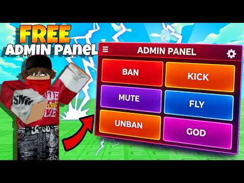 🔥 How to Add a FREE Admin Panel V4 in Roblox Studio! (Quick Tutorial)