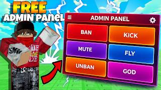 🔥 How to Add a FREE Admin Panel V4 in Roblox Studio! (Quick Tutorial)