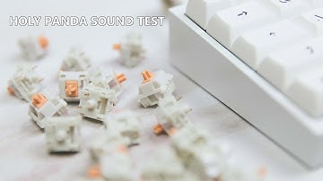 Holy Panda Typing Sounds (Lubed and Filmed)