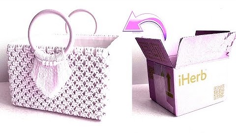 NON-STANDARD USE OF MACRAME PATTERN | STORAGE BASKET IDEA