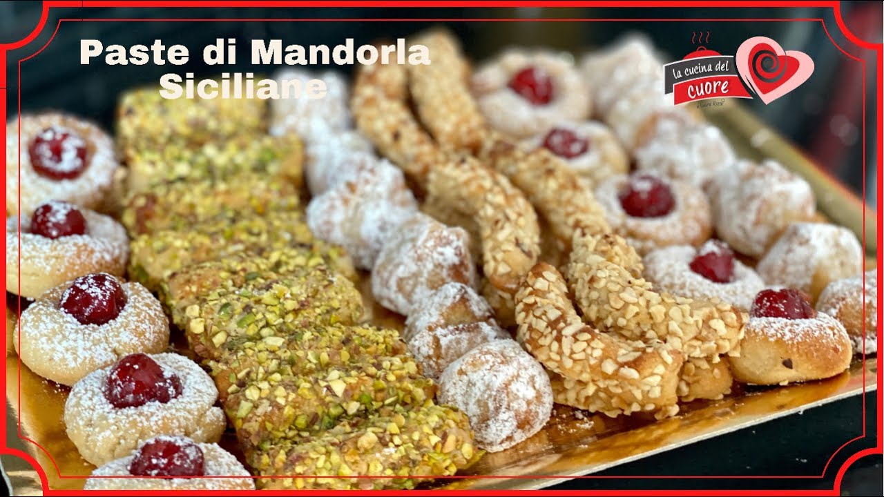 Biscotti Paste di Mandorla Siciliana /ricetta facile veloce