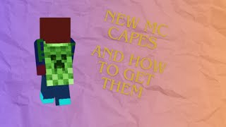 2024 How to get 3 new free Minecraft Java & Bedrock Capes